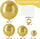 129pcs Metallic Gold Balloons Different Sizes 18 12 10 5 Inch