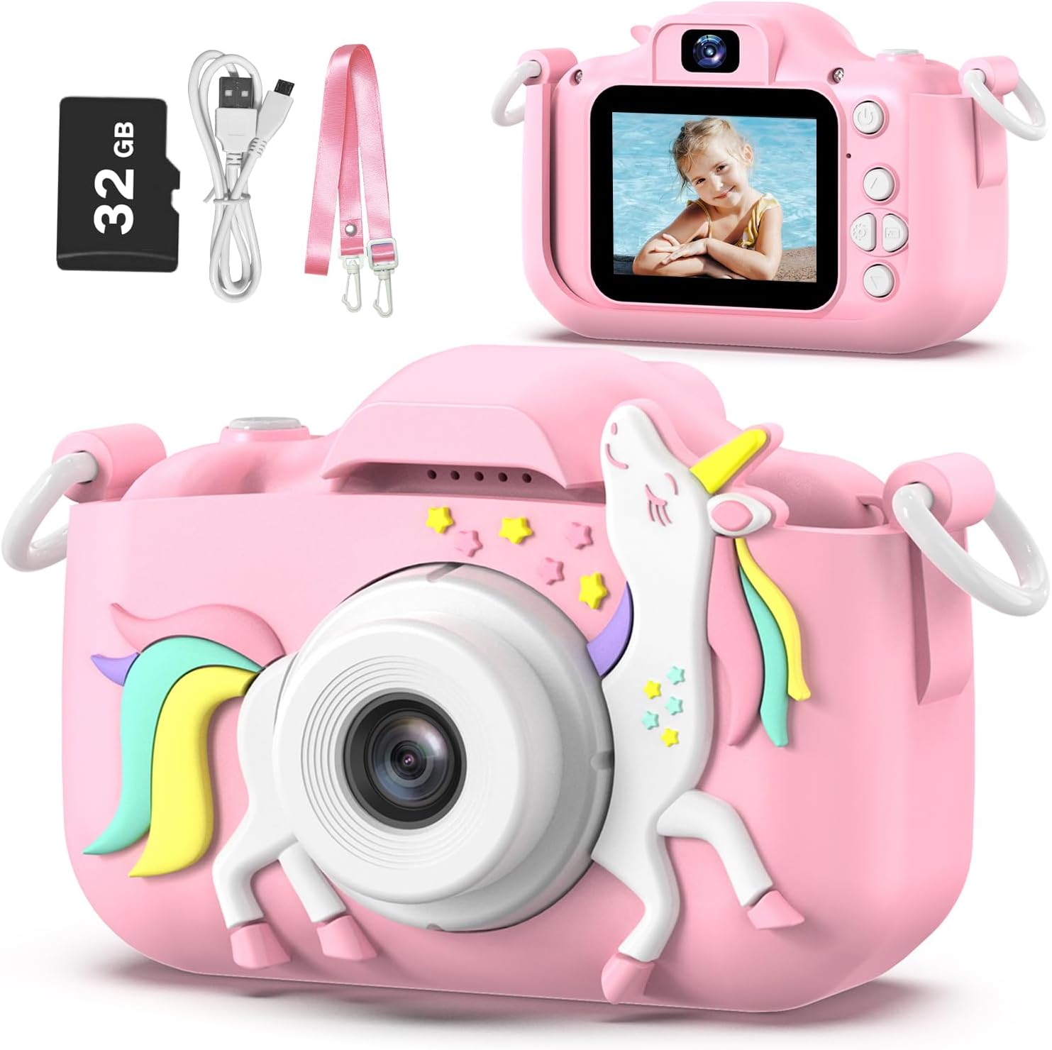 Kids Camera Toys for 3-8 Year Old Girls Boys