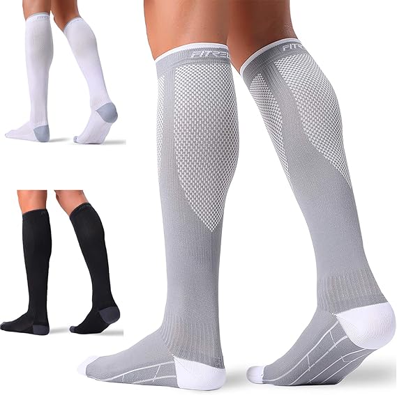 3 Pairs Compression Socks for Women and Men