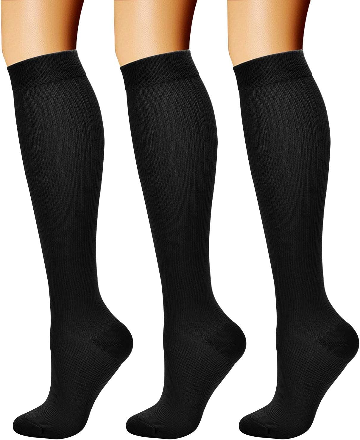 Compression Socks for Women & Men Circulation (3 Pairs)