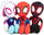 Marvel Spidey & His Amazing Friends 8" Plush 3-Pack Set
