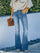Women's Flare Bell Bottom Jeans High Waisted