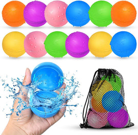 12Pcs Reusable Water Balloons
