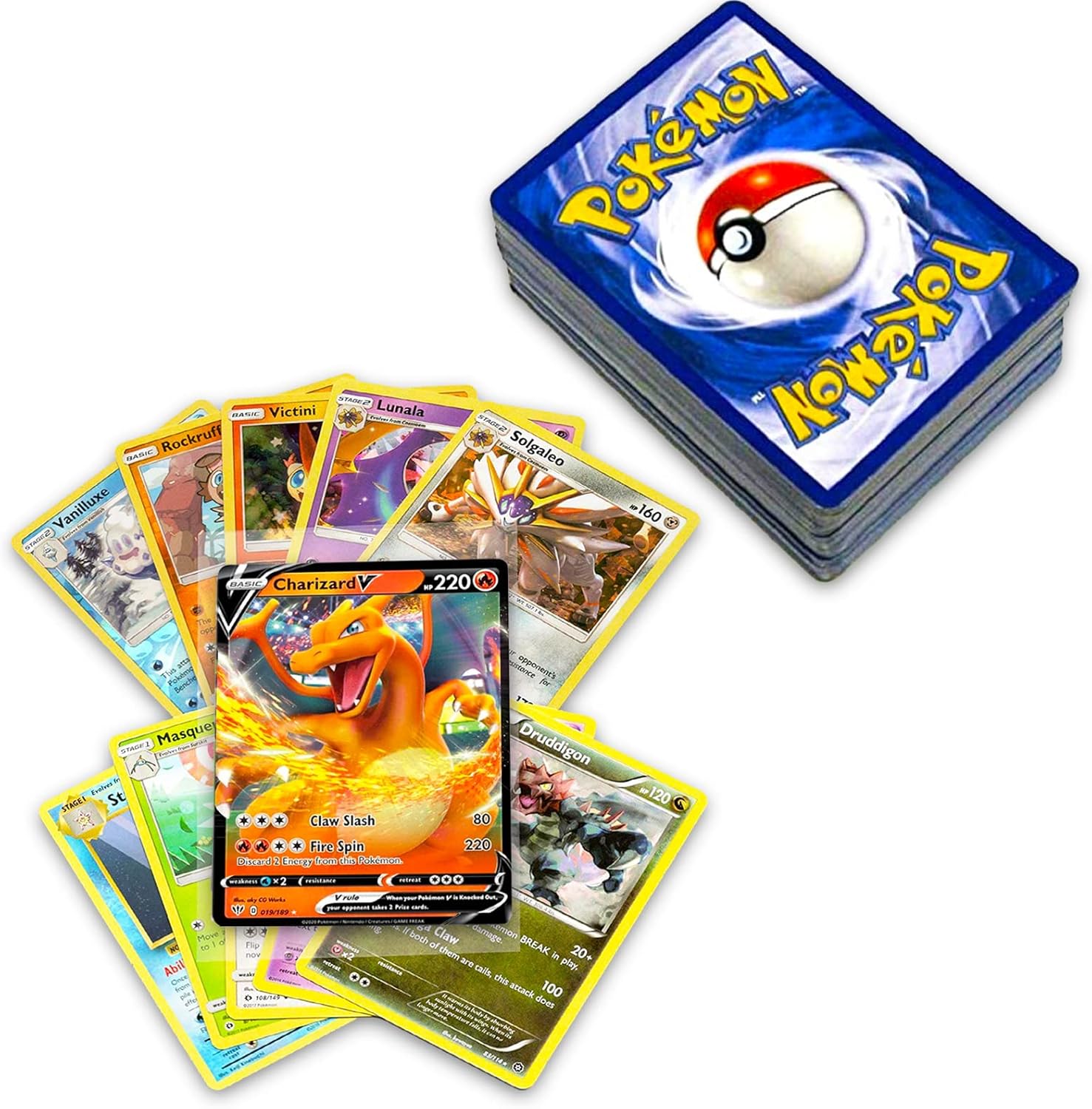 50+ Official Pokemon Cards Collection