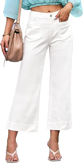 Wide Leg Jeans for Women Trendy High Waisted
