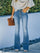 Women's Flare Bell Bottom Jeans High Waisted