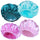 Shower Caps for Women, 4 PCS