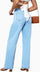 Jeans High Waisted Straight Leg Loose Stretchy