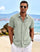 Men's Linen Shirts Short Sleeve Casual Shirt