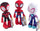 Marvel Spidey & His Amazing Friends 8" Plush 3-Pack Set