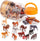 60 Pcs Wild Creatures Tube – Realistic Mini Animal