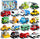 18 Pcs Pull Back City Cars and Trucks Toy Vehicles Set