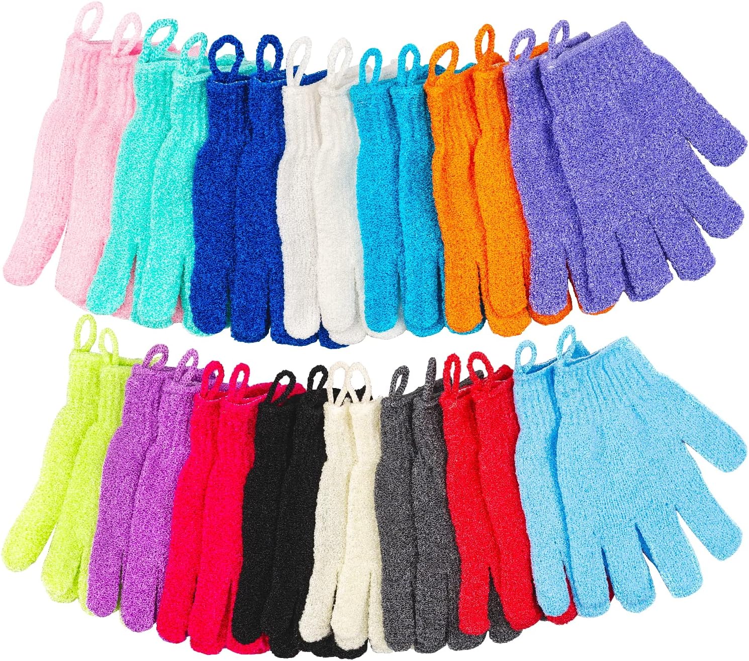 30 Pcs Exfoliating Gloves for Shower